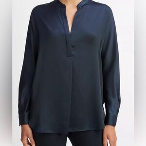 Vince 100% silk V neck blouse. Size XS.